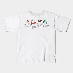 Funny Cat Christmas - Cat Lover Gift For Christmas Kids T-Shirt